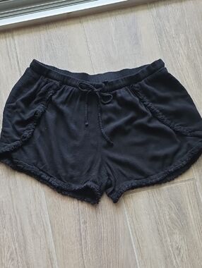 Mossimo Supply Co. Black Drawstring Shorts